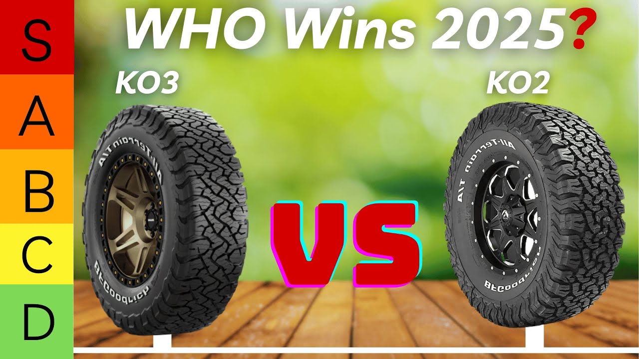 BFGoodrich KO3 vs BFG KO2 - Which Tire Wins?
