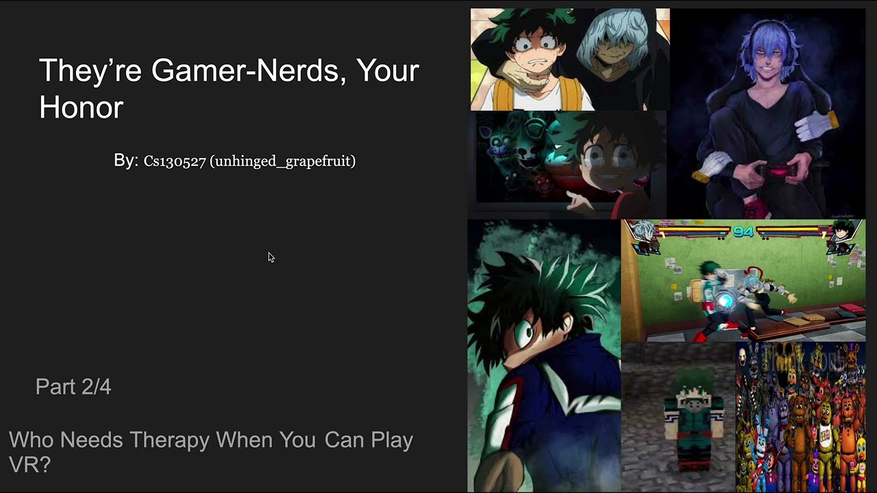 Who Need's Therapy When You Have VR? || Part 2 || Mha Podfic || Shota Aizawa Podfics