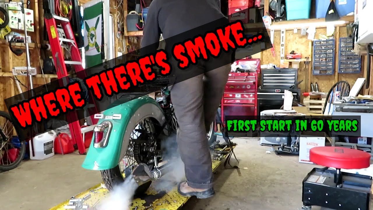 1942 Harley Davidson 45 WL Flathead: First Start: Part 10
