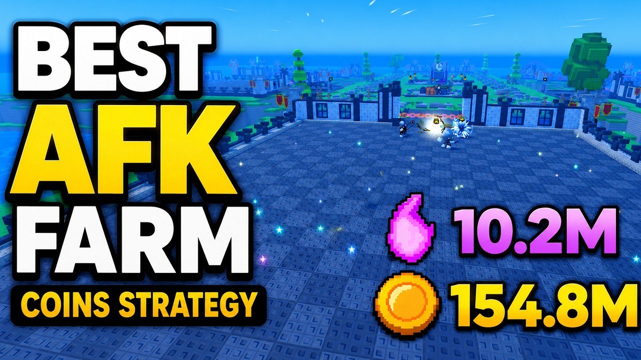 BEST AFK FARM SETUP (BEST AFK COINS STRATEGY) in BE THE FINAL BOSS Roblox