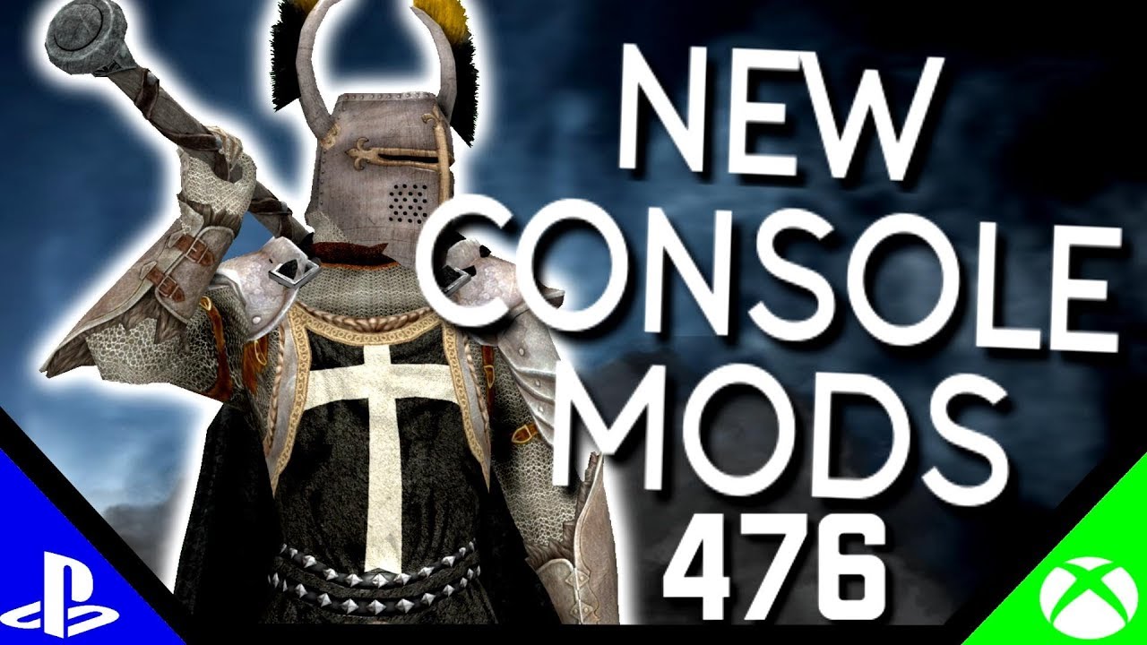Skyrim Special Edition: ▶️5 BRAND NEW CONSOLE MODS◀️ #476 (PS4/XB1)