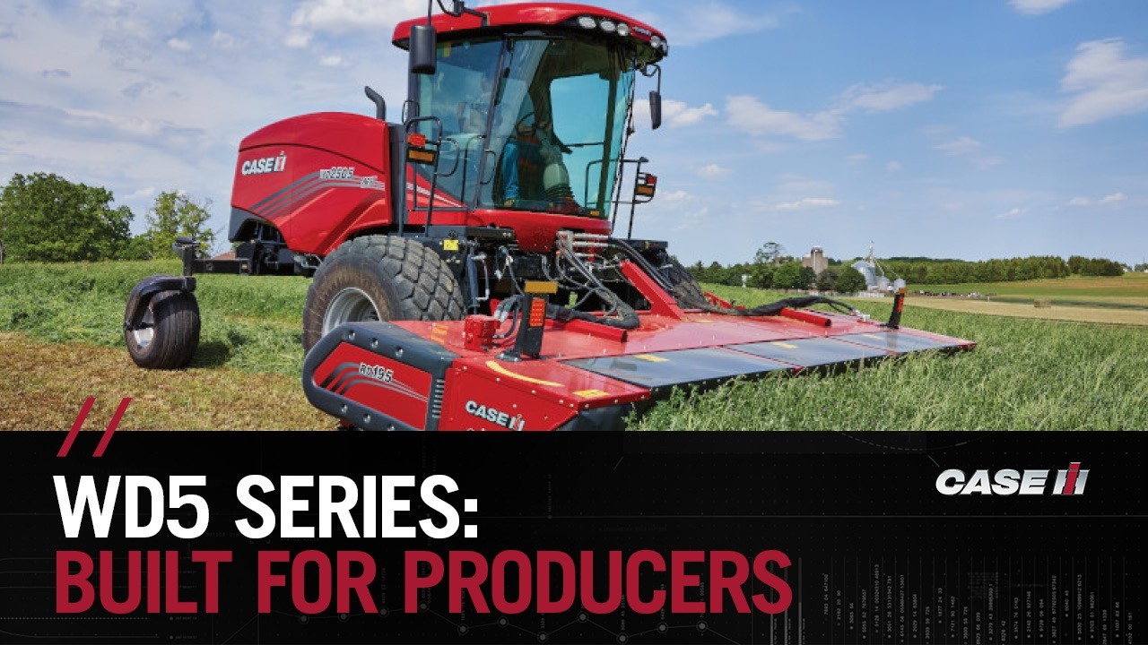 Introducing the New WD5 Series Windrowers