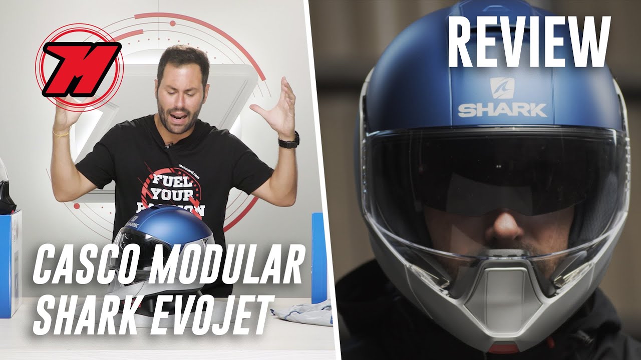 REVIEW casco modular SHARK EVOJET. ¡Lo nunca visto! 🤯