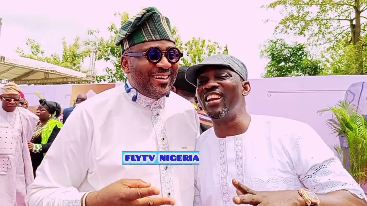 WOW ARRIVAL OF WASIU ALABI PASUMA &DESMOND ELLIOT@8DAYS FIDAU PRAYER OF OBASA FATHER'S BURIAL
