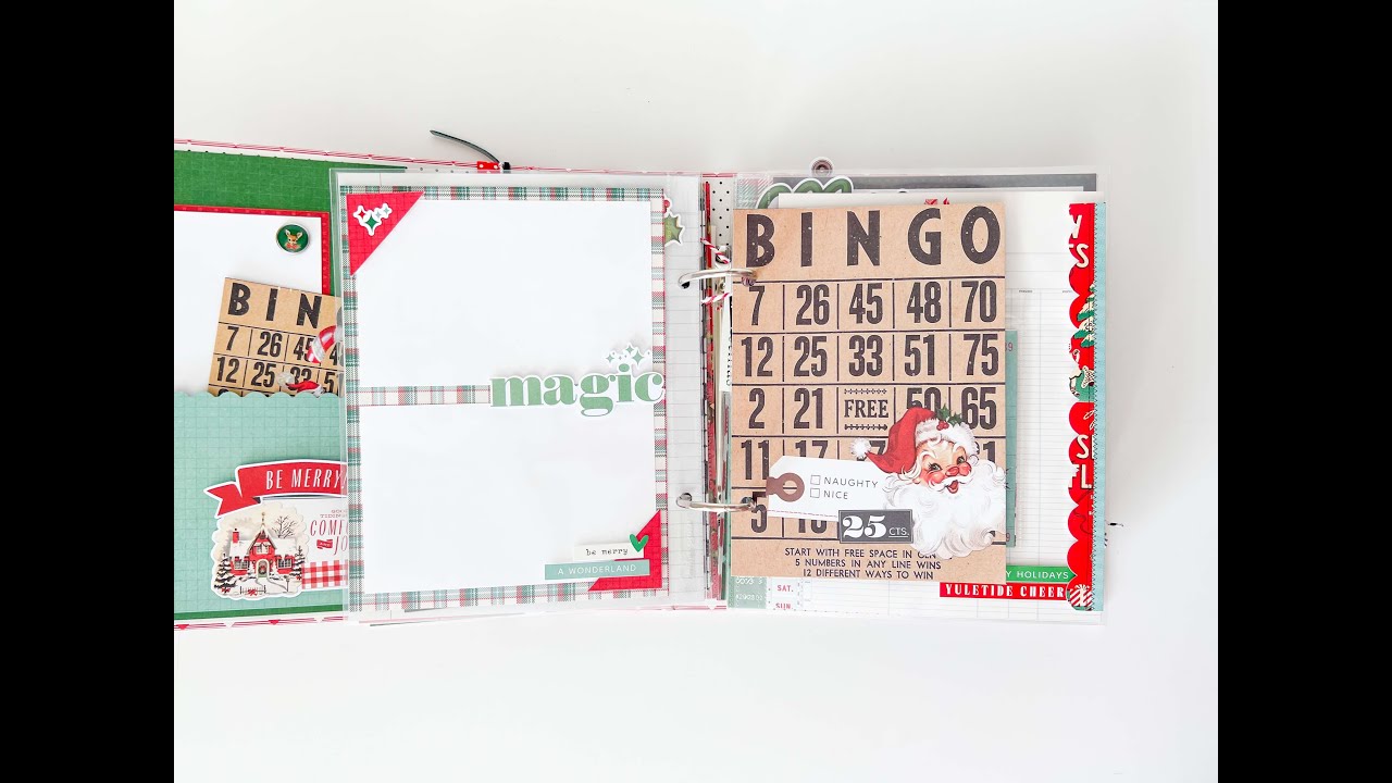 Simple Stories Holly Jolly December Album Unboxing & Announcement