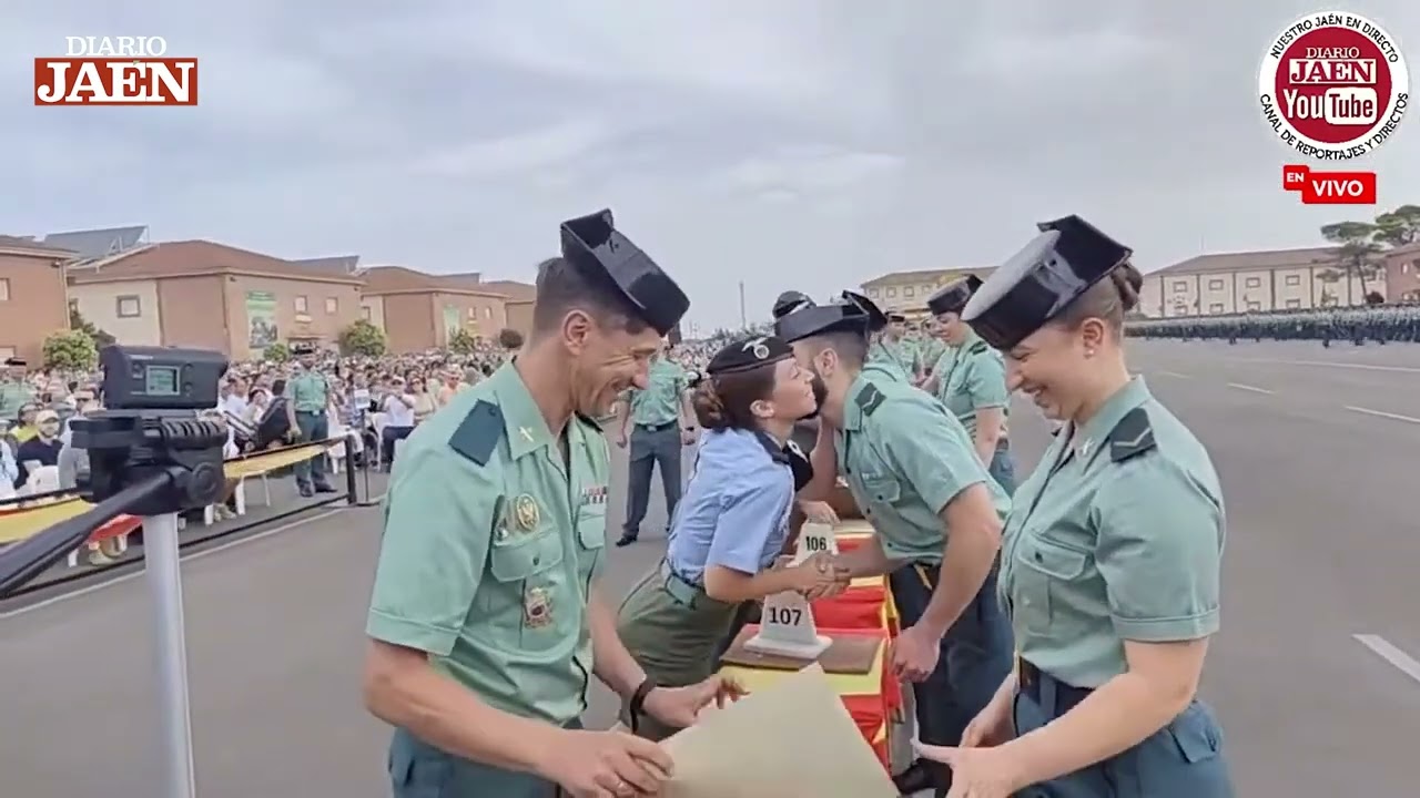 Resumen: Entrega de despachos a la 130 promoción de la Guardia Civil en Baeza. (24.06.2025)