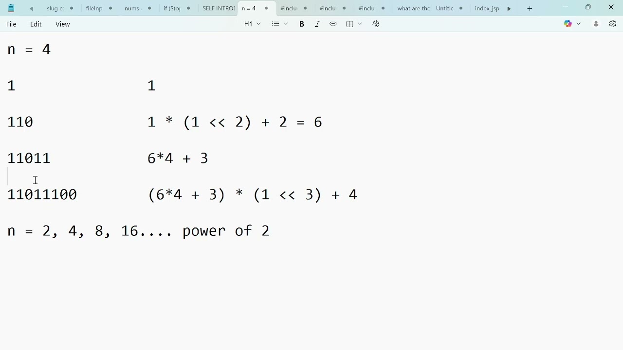 Concatenation of Consecutive Binary Numbers | Leetcode 1680