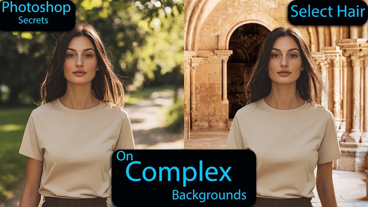 Foolproof Guide for Selecting  Hair in Photoshop
