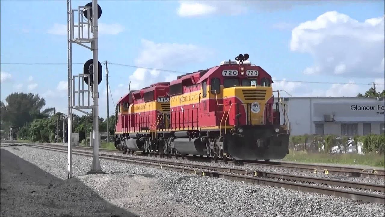 Veterans day Rail fanning in Hialeah | FEC 202 chase, FEC 109, CSX Y190 and more!