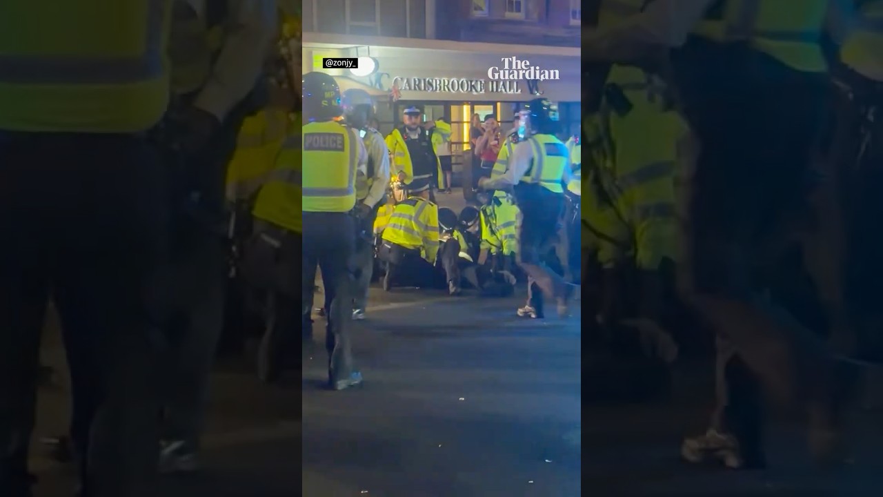 Violent disorder in London after France&rsquo;s win over Morocco