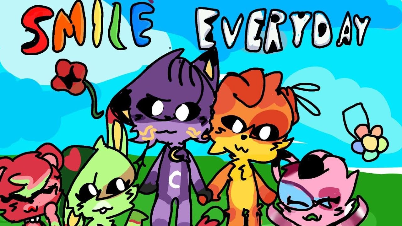 -Smile everyday! Rejected- [SMILING CRITTER theme song] my au ⚡⭐❤️