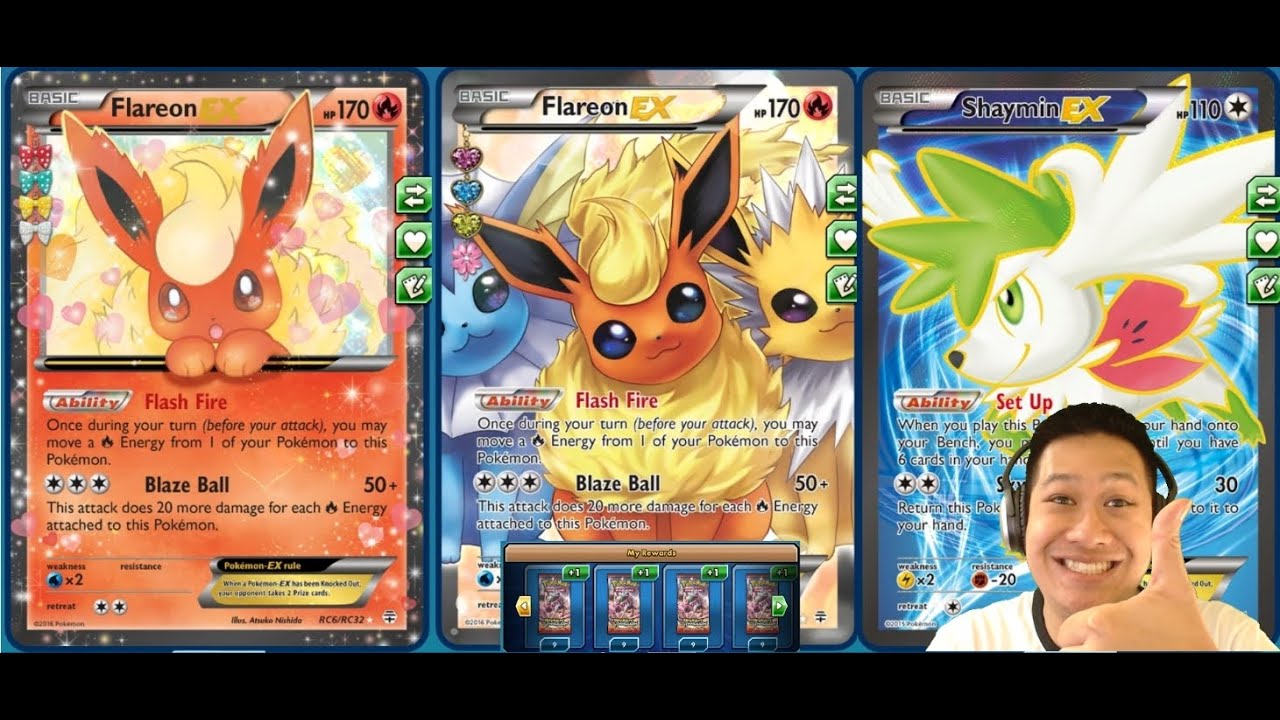 Freaky Fast Flareon Ex Deck Delivering Freaky High Damage with Freaky Cute Faces