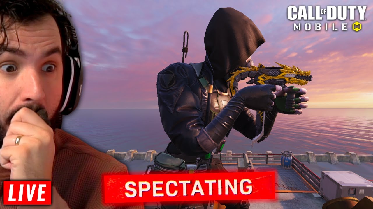 Spectating weapon leaderboard players in COD Mobile (Charity Stream)