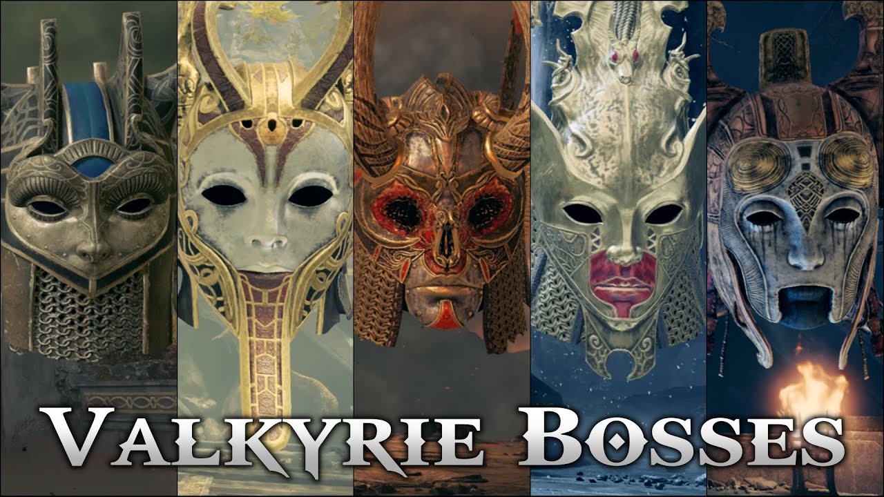 God Of War - All Valkyrie Boss Fights (PC Gameplay)