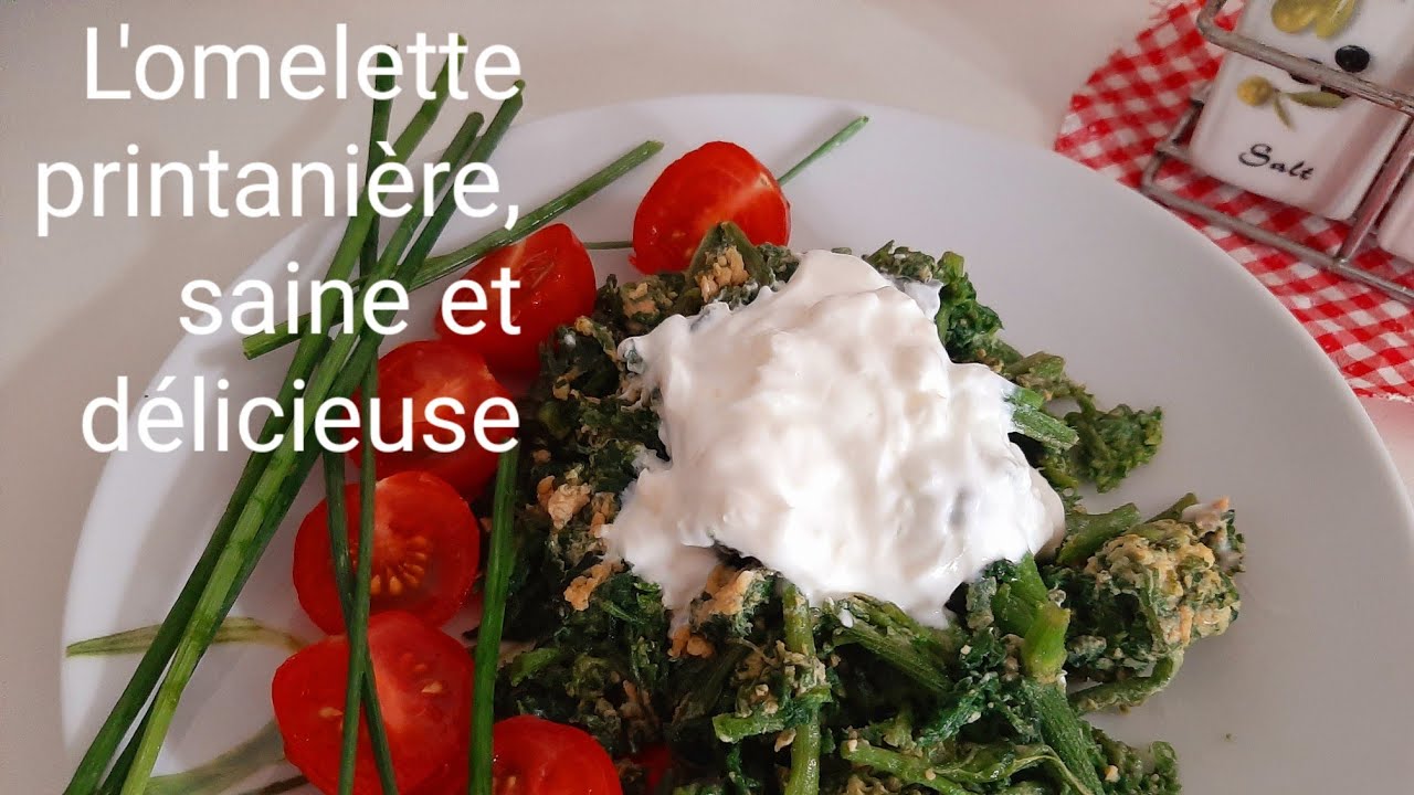 &nbsp;Omelette au Cerfeuil. Chervil omelet.