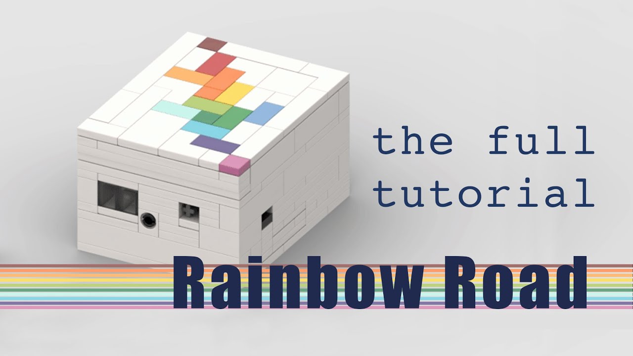 Full Tutorial: Building the Too Clever RAINBOW ROAD Lego Puzzle Box - Level 9 (Hard)