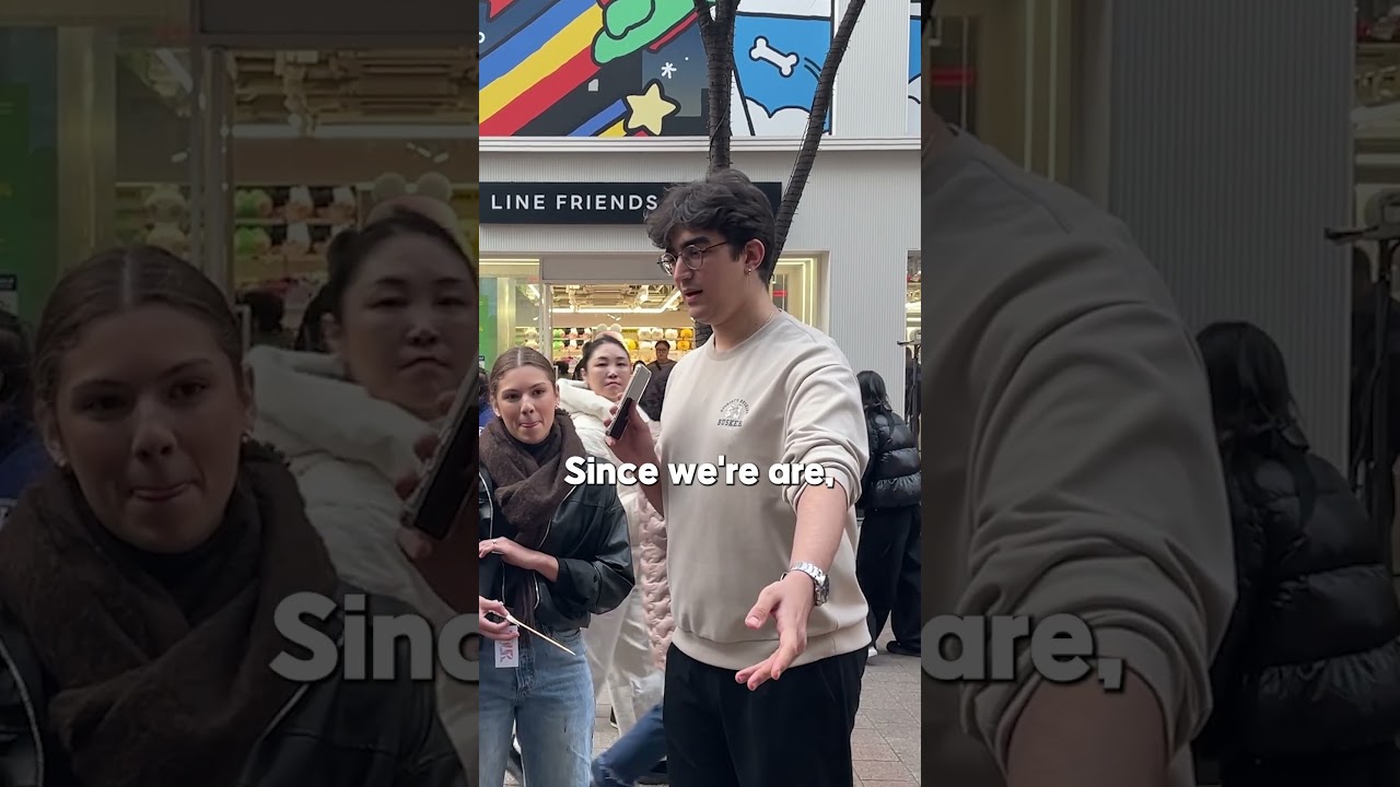 Random street interview in Myeongdong🎙️