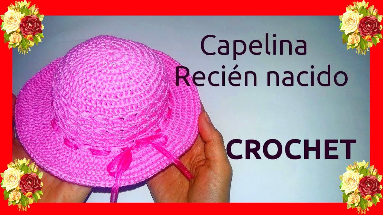 CAPELINA para bebe a #crochet o ganchillo (tutorial paso a paso). Moda a Crochet