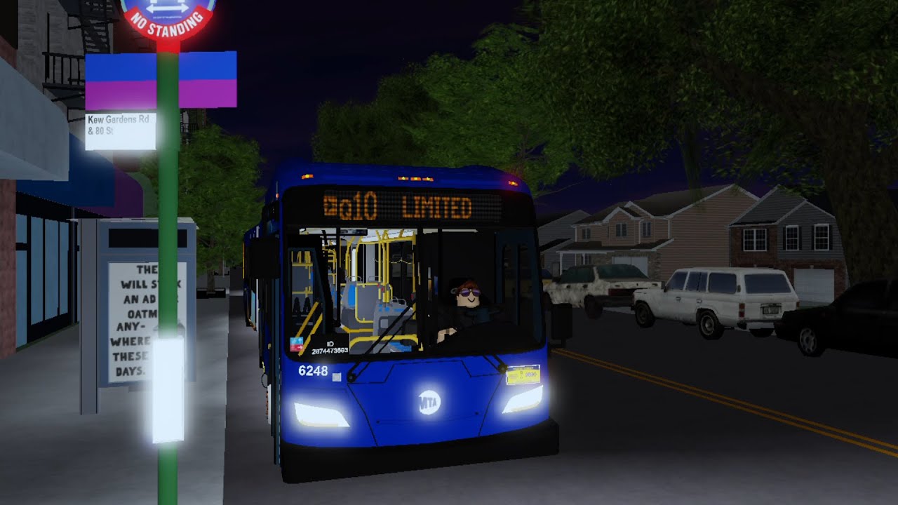 MTA Roblox Busses | MTA Q10 Limited bus #6248 full drive from Kew Gardens to JFK Airport.