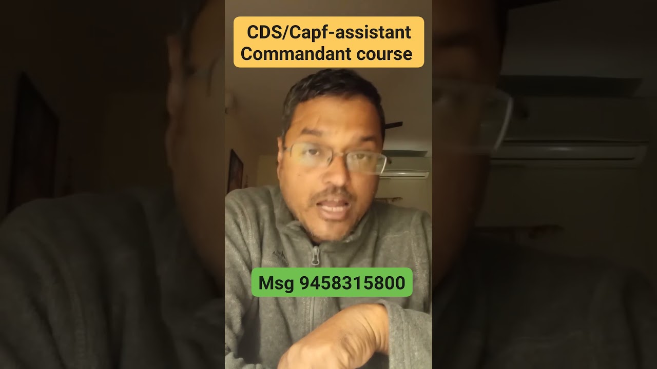CDS CAPF assistant commandant general studies course in dehradun 