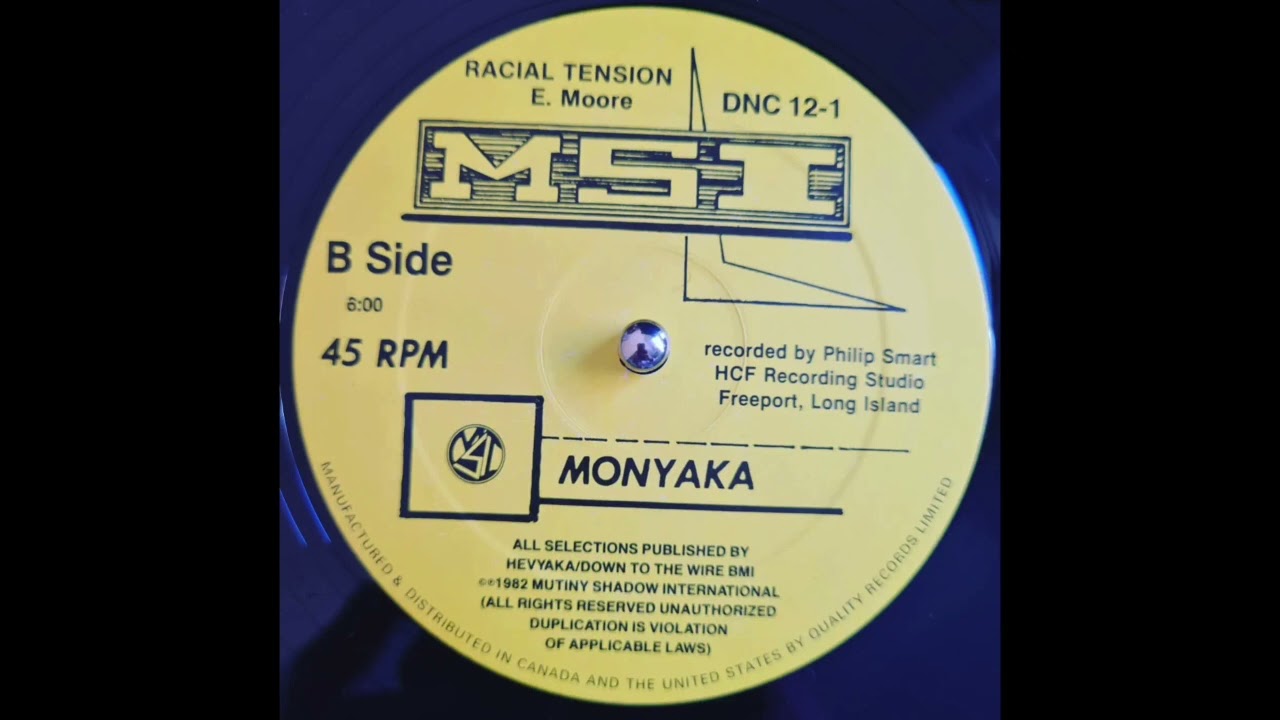 Monyaka - Racial Tension (1982 Canadian Roots)