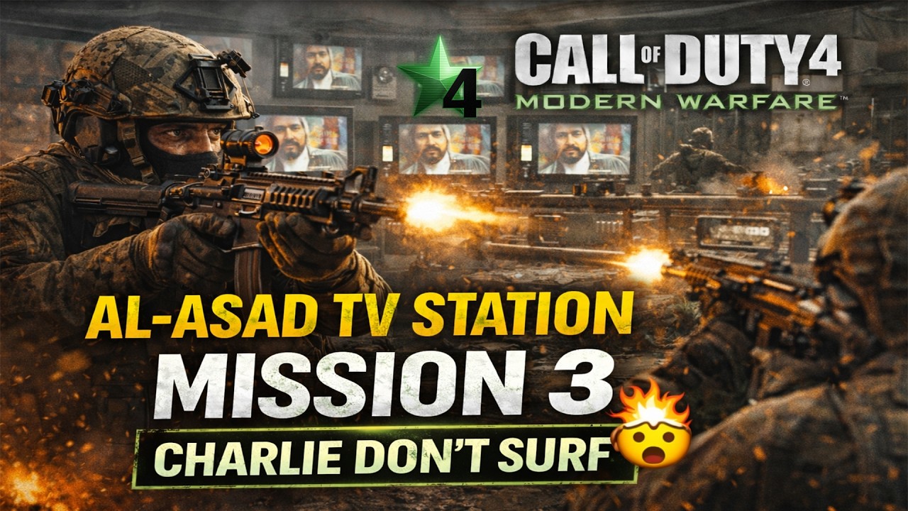 Mission 3: Charlie Don’t Surf | Call of Duty 4 Modern Warfare Gameplay (PC)