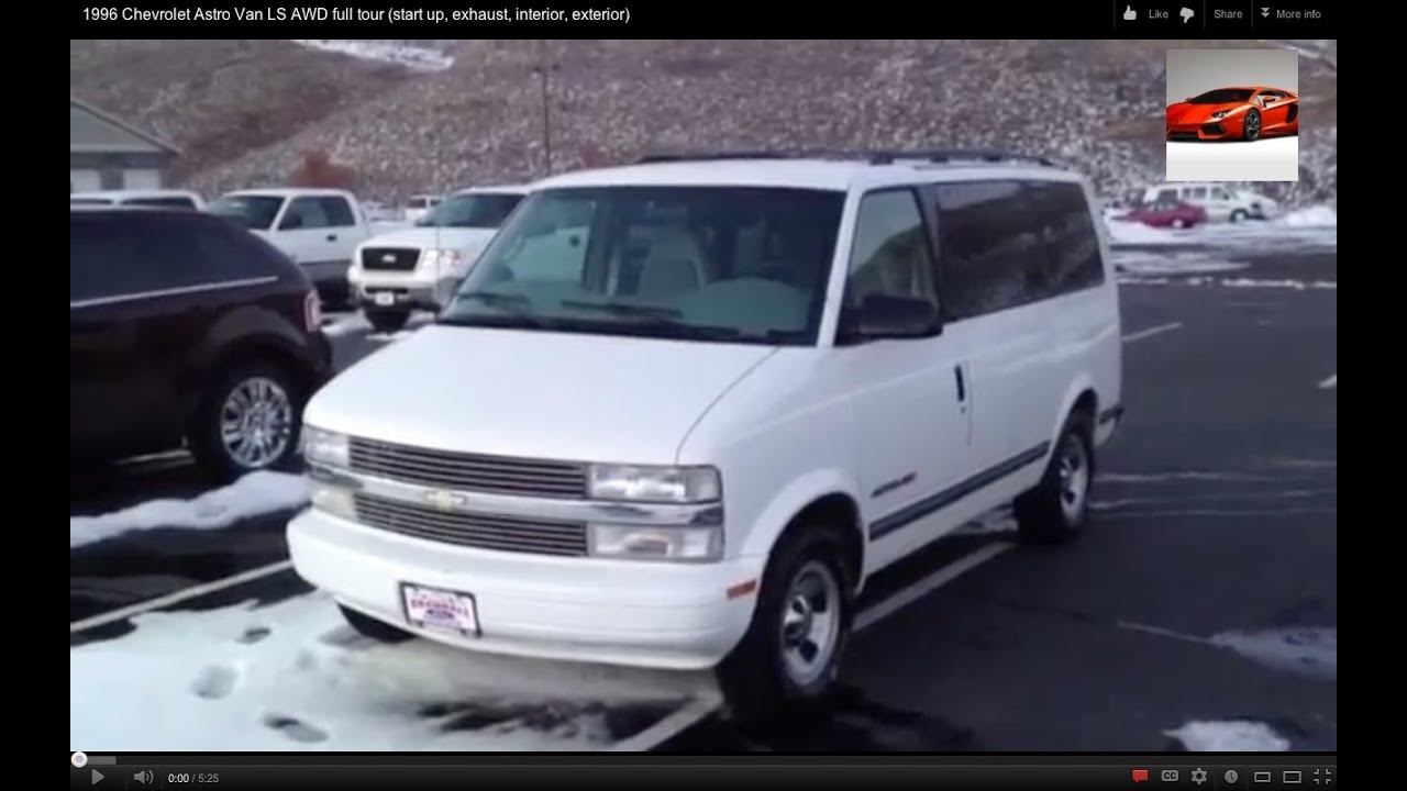1996 Chevrolet Astro Van LS AWD full tour (start up, exhaust, interior, exterior)