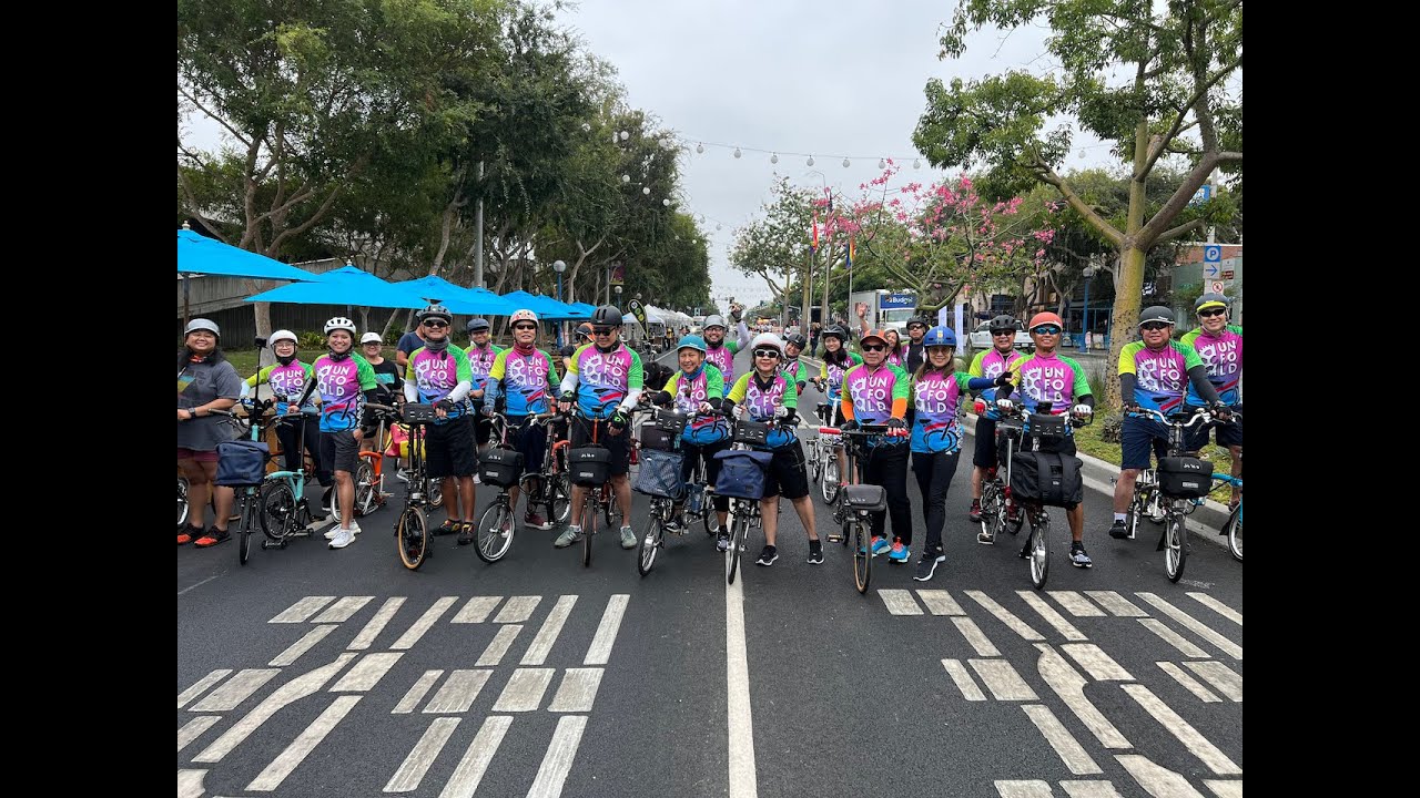 Brompton - UNFOLD🇵🇭 Cycling Club joins CicLAvia Hollywood (8.21.22)