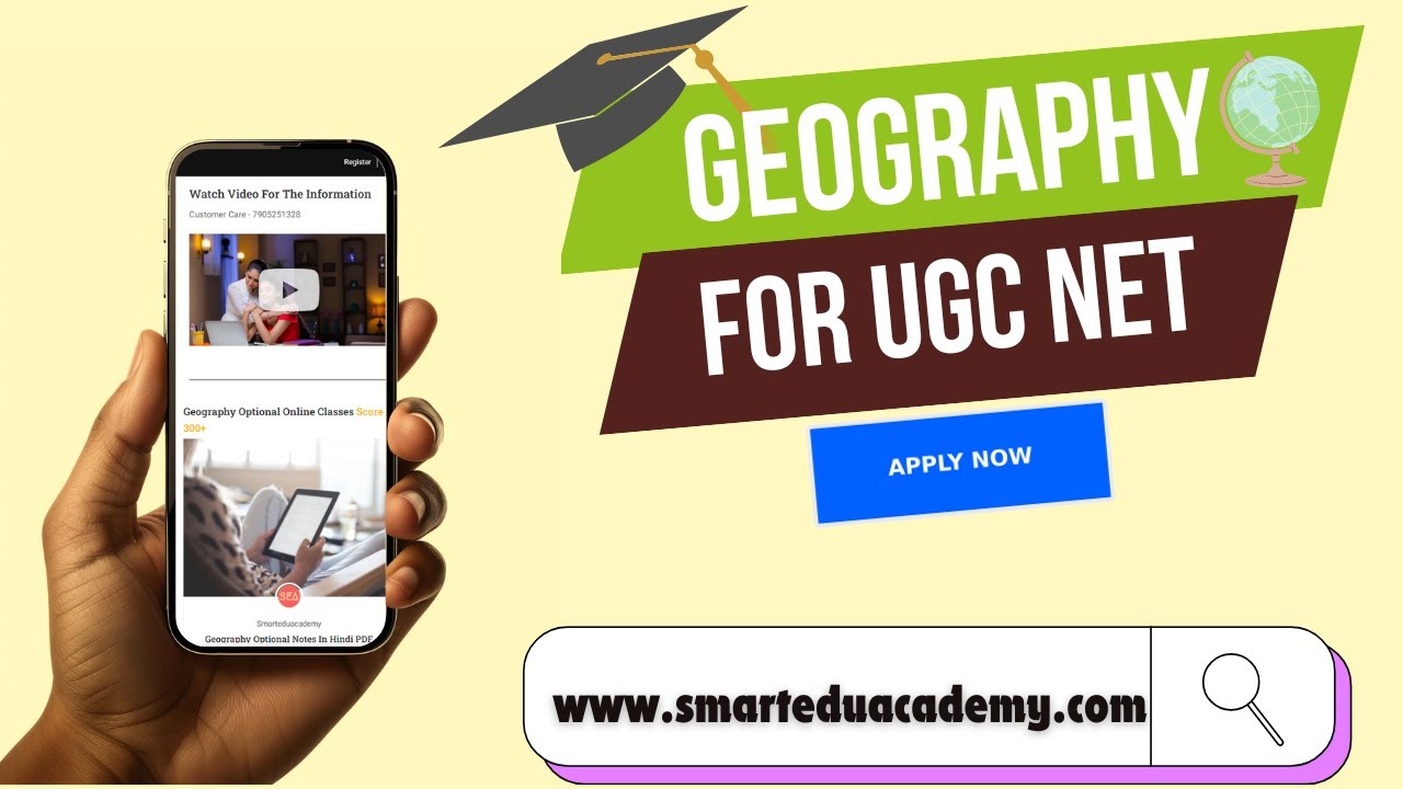 Complete Geography Course for UGC NET JRF & Assistant Professor Exams | Fee: ₹1999