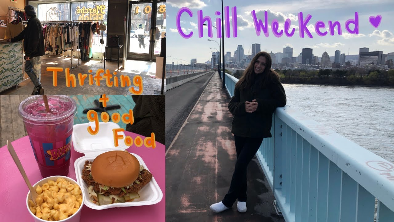 VLOG 5 | CHILL WEEKEND + LITTLE THRIFT HAUL & MORNING ROUTINE