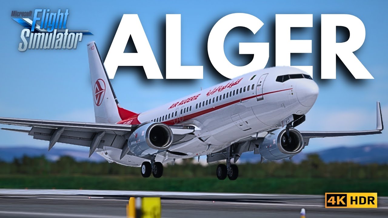 MSFS | SAHARA Flight from DAKAR to ALGER | PMDG B737-800 | Air Algérie | 4K