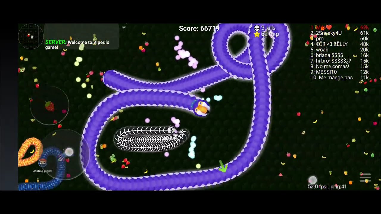 Mila Gets 1st Place 90K Score With Toucan Viper.IO