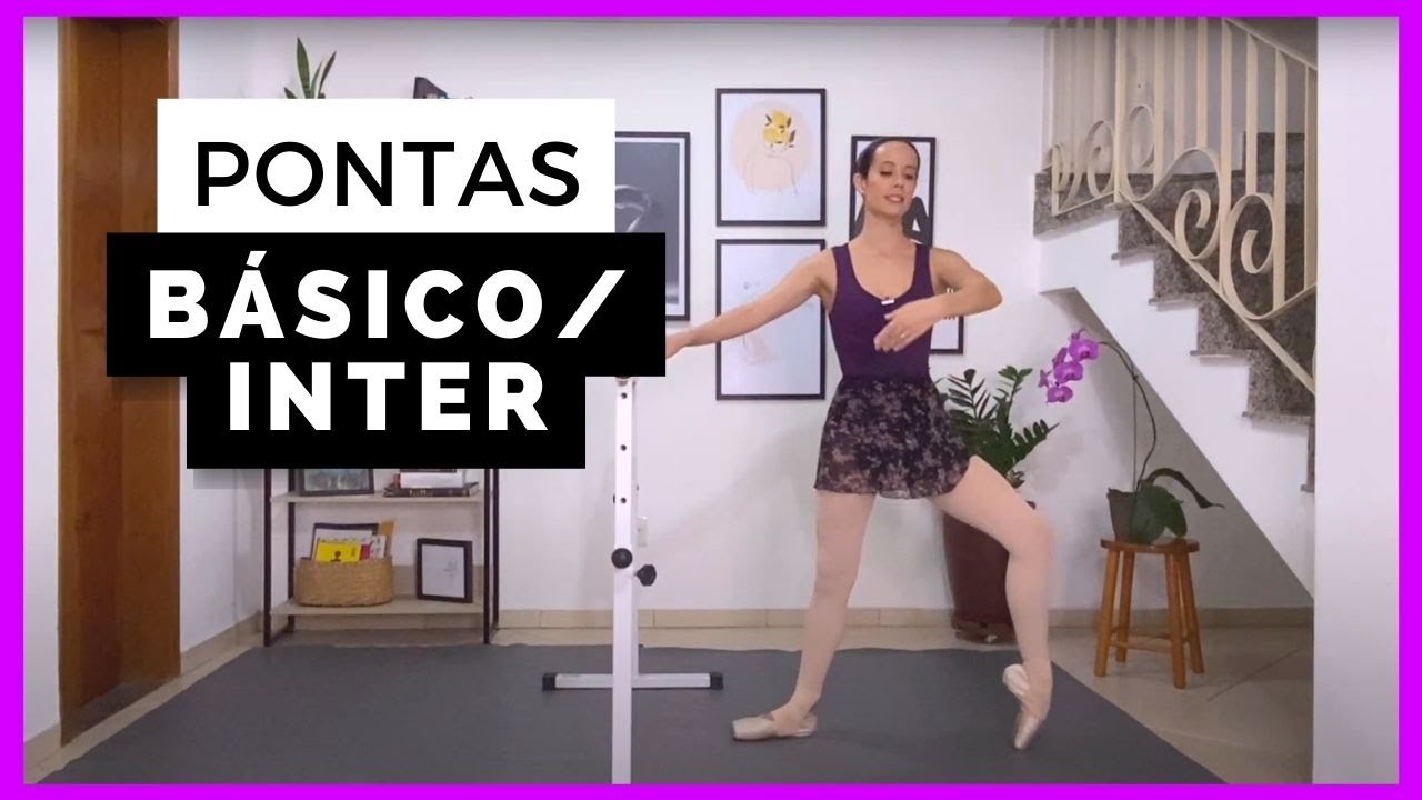 AULA DE BALLET NA PONTA - Exercícios na Barra! Ballet Clássico Básico/Intermediário | BALLET CLASS