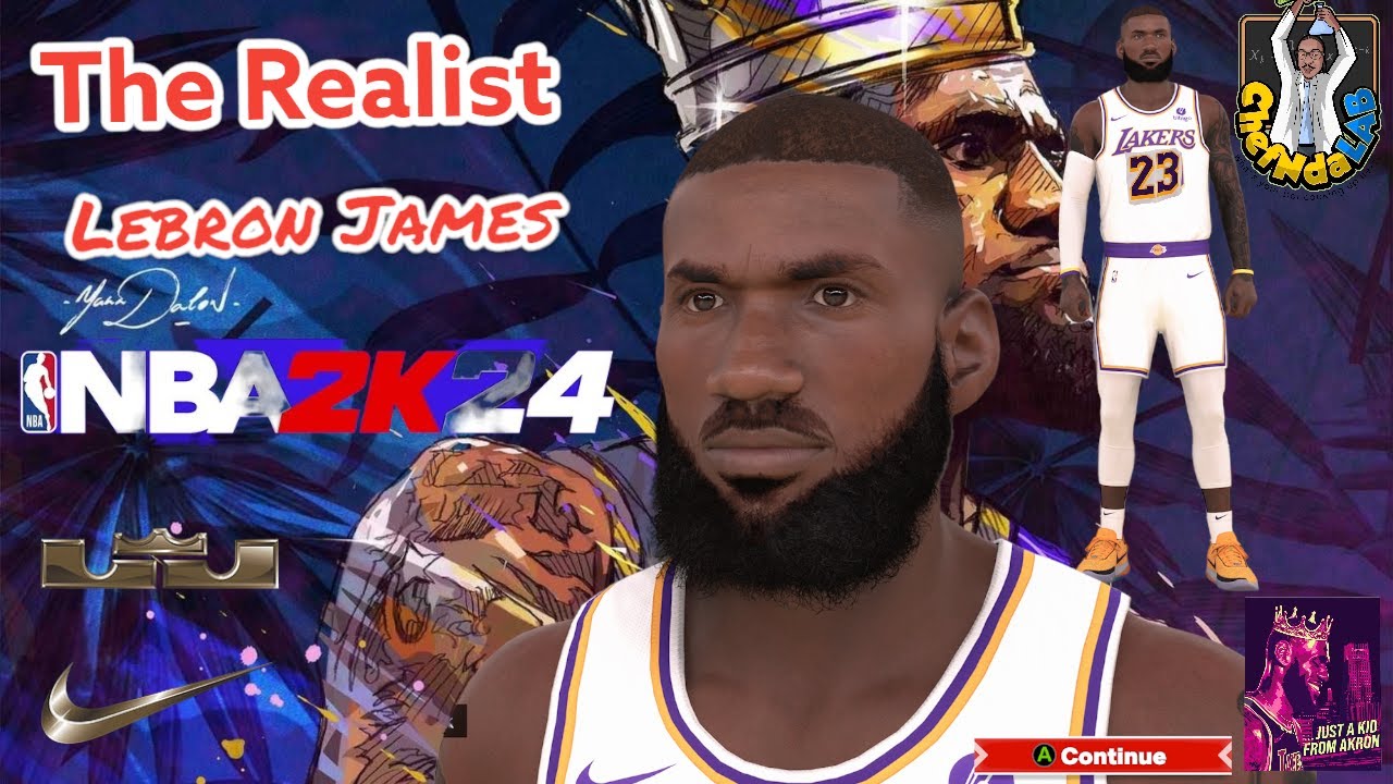 The Realist Lebron James NBA 2k24 Face Creation (Kobe Bryant Edition) 🔥🔥