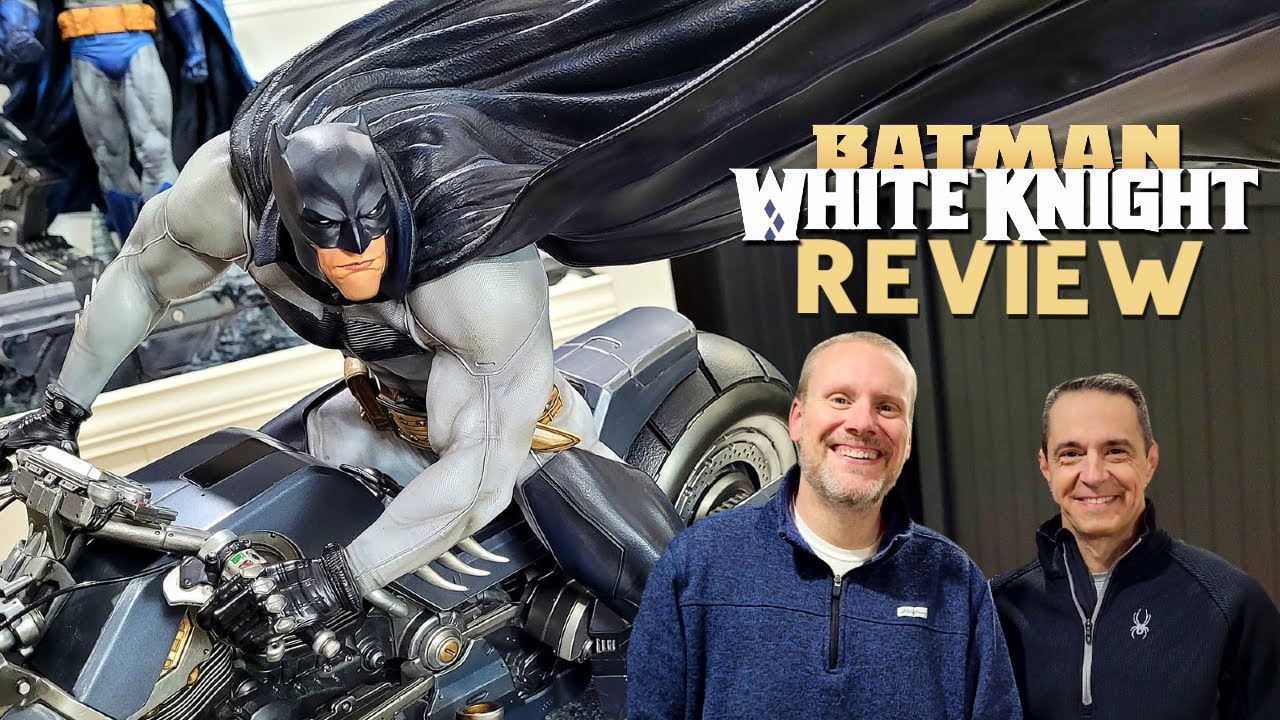 💥FIRST ON YOUTUBE REVIEW! Batman: White Knight [Batcycle Edition] Statue | XM Studios
