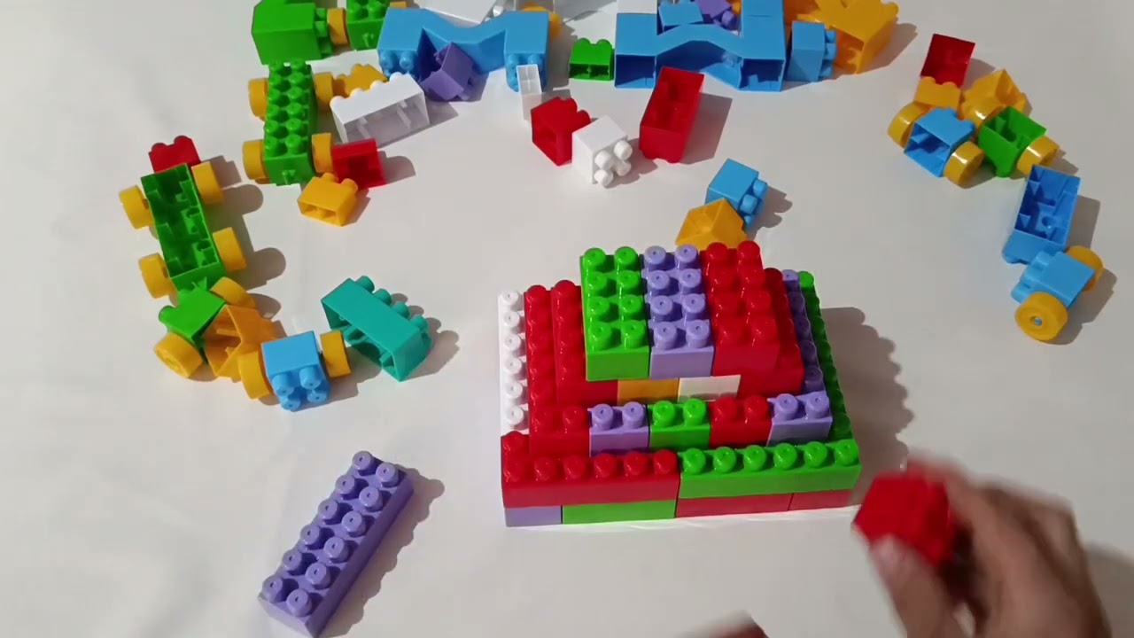 LEGO Tower Build | Colorful Blocks