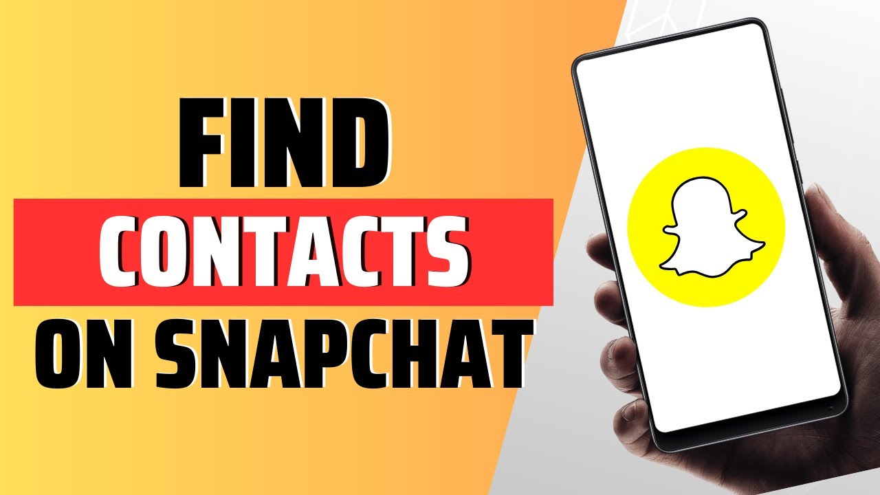 How to find contacts on snapchat | Sync & Connect Guide