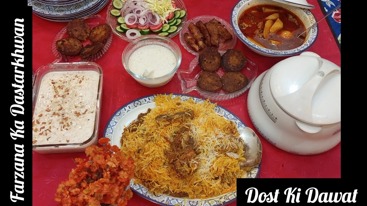 Dawat ki Taiyariyan l Ajj Hum NY Ki Dawat, Chicken Biryani, Aloo Gosht, Shami Kabab, Doodh Sawaiyan