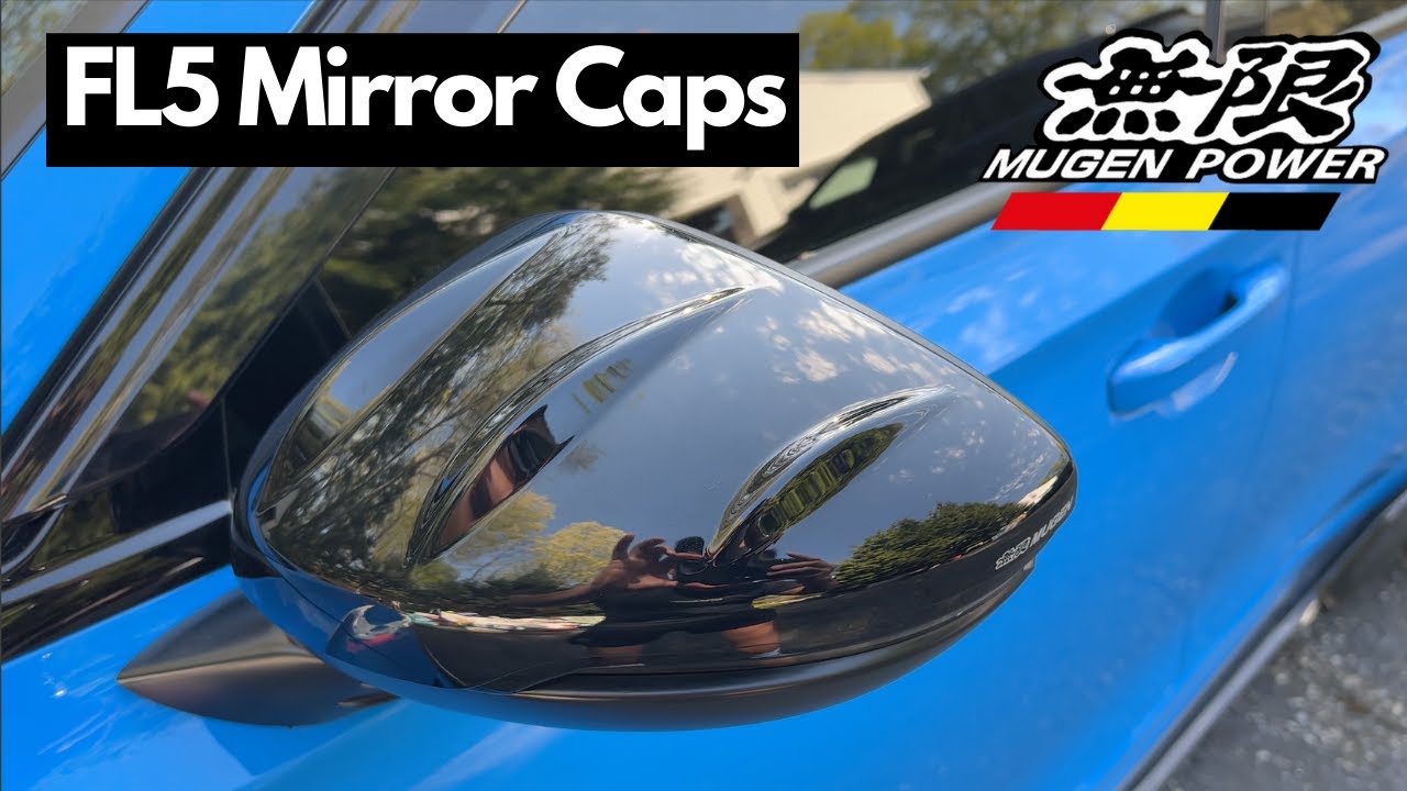 MUGEN Side Mirror Cap Install | 2023 FL5 Civic Type R