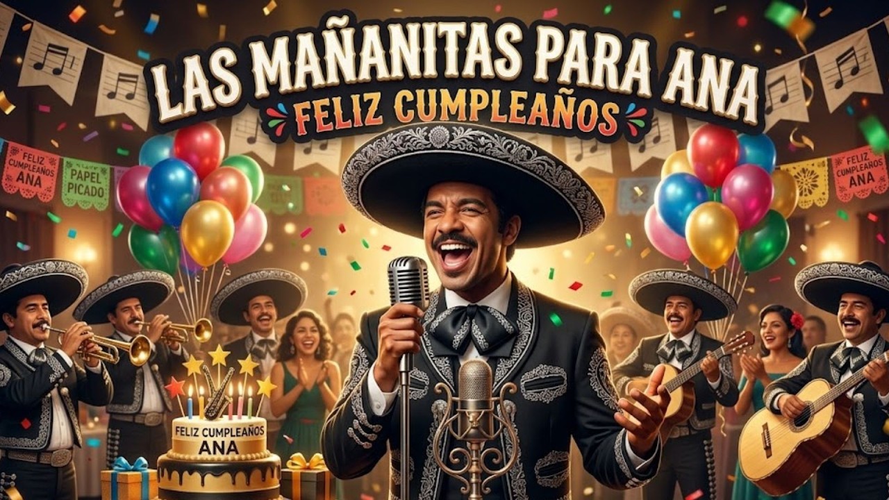 Las Mañanitas para Ana 🎂🌸 Feliz Cumpleaños Ana | Mariachi Cumpleañero.