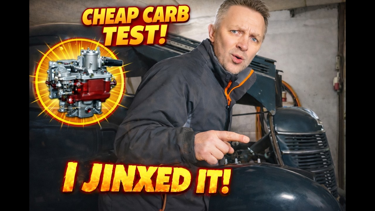 Cheap Chinese Carb Test on a 1938 Truck. I Jinxed It 😣