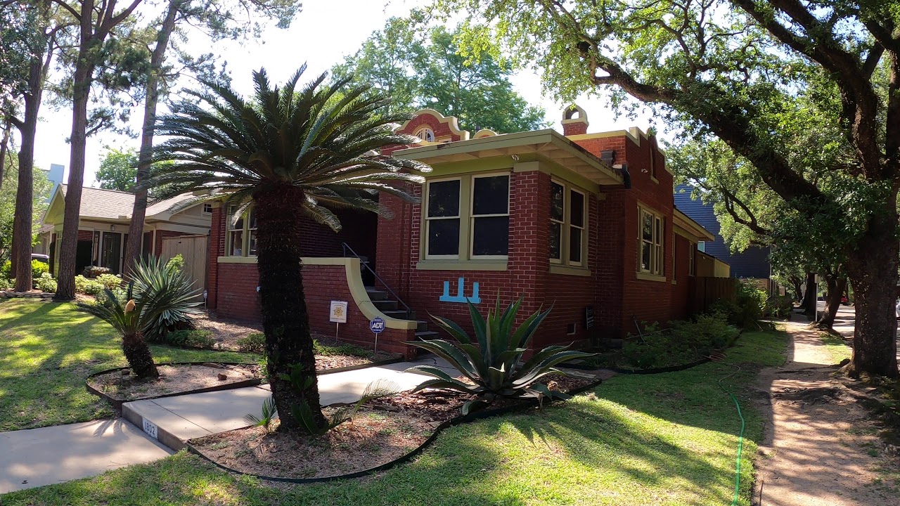 #4K - #Houston Nefis evler, bahceler, sokaklar, agaclar! #Amerika #Houston