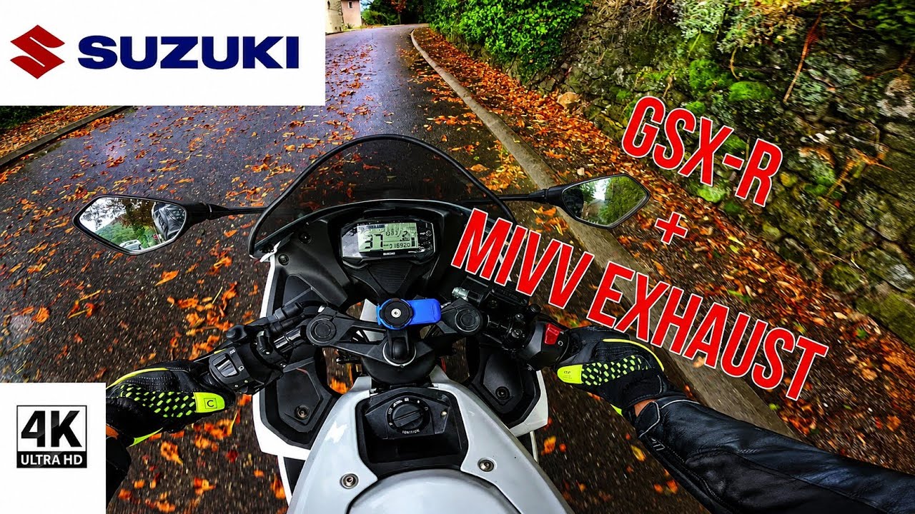 RIDE POV | SUZUKI GSX-R 125 + MIVV EXHAUST | 4K FULL HD