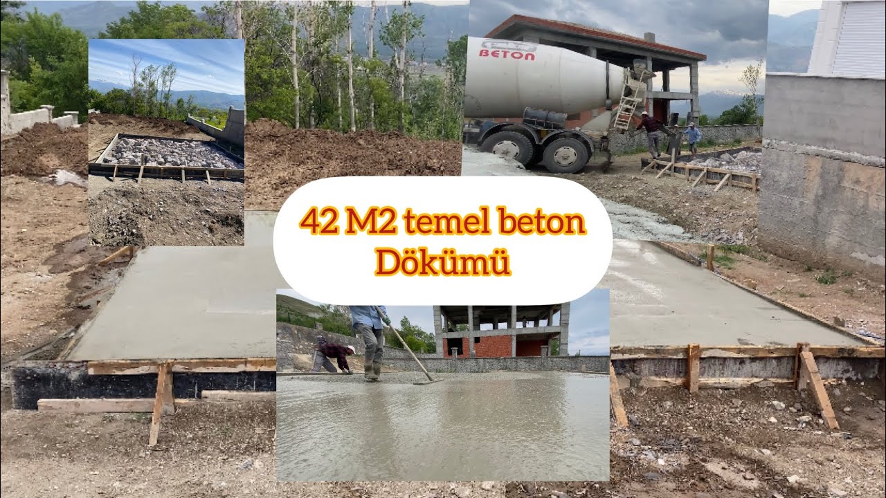 Hobi bahçesi 2. Bölüm “ Konteyner altı su basmanı temel beton dökümü , kalıp çakma !