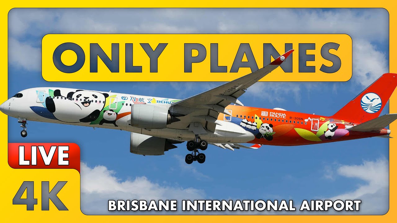 🔴 LIVE Sichuan DIVERSION @ Brisbane Airport w/ James, Matty + ATC ✈️