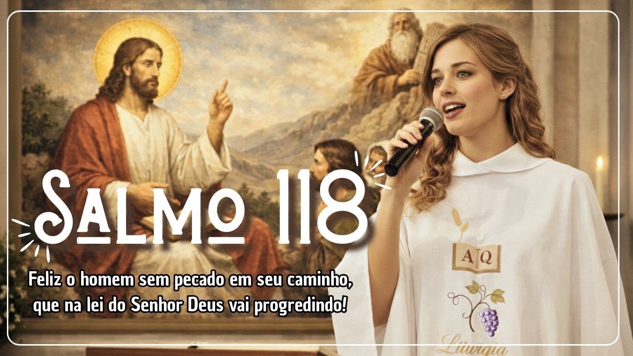 Salmo 119 - Feliz o homem sem pecado em seu caminho, que na lei do Senhor Deus vai progredindo