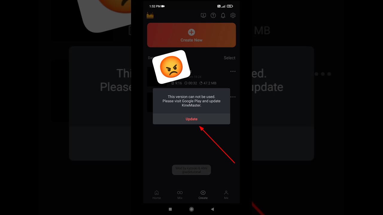Kinemaster update problem solved ||kinemaster saving problem solved 2025😄👌#shorts #short #viral