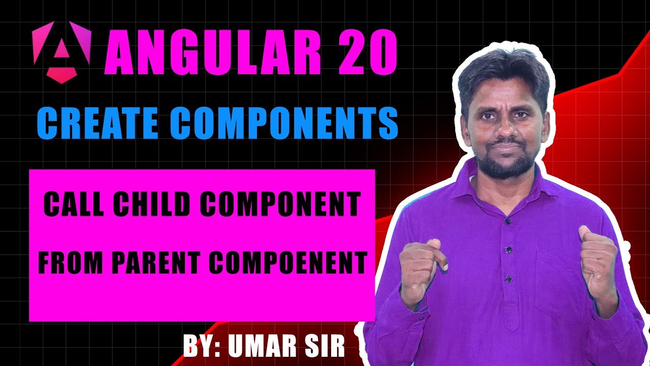 Angular 20 Components Tutorial &ndash; Connecting Child Components to parent components - Tutorial Rays
