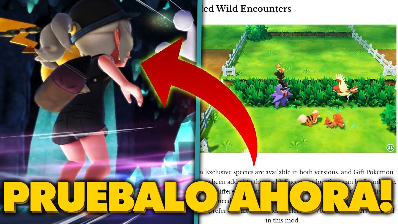 el ÚNICO HACKROM de POKÉMON en NINTENDO SWITCH! Pokémon Let’s Go! Polished Pikachu & Enhanced Eevee!