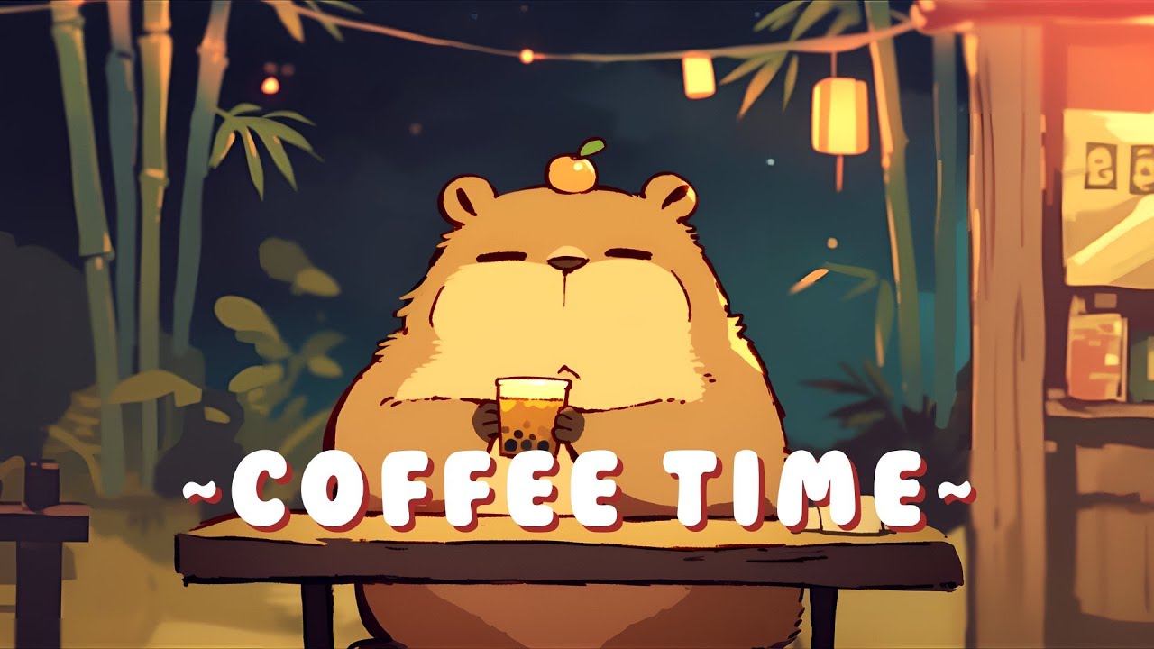 Capybara Lofi Music Station | Relaxing Tunes Collection 🦫 🌿 ☕